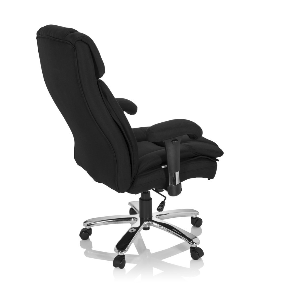 Produktabbildung Nr. 4: hjh OFFICE Schwerlaststuhl / Büro BUILDER XXL I Stoff, schwarz