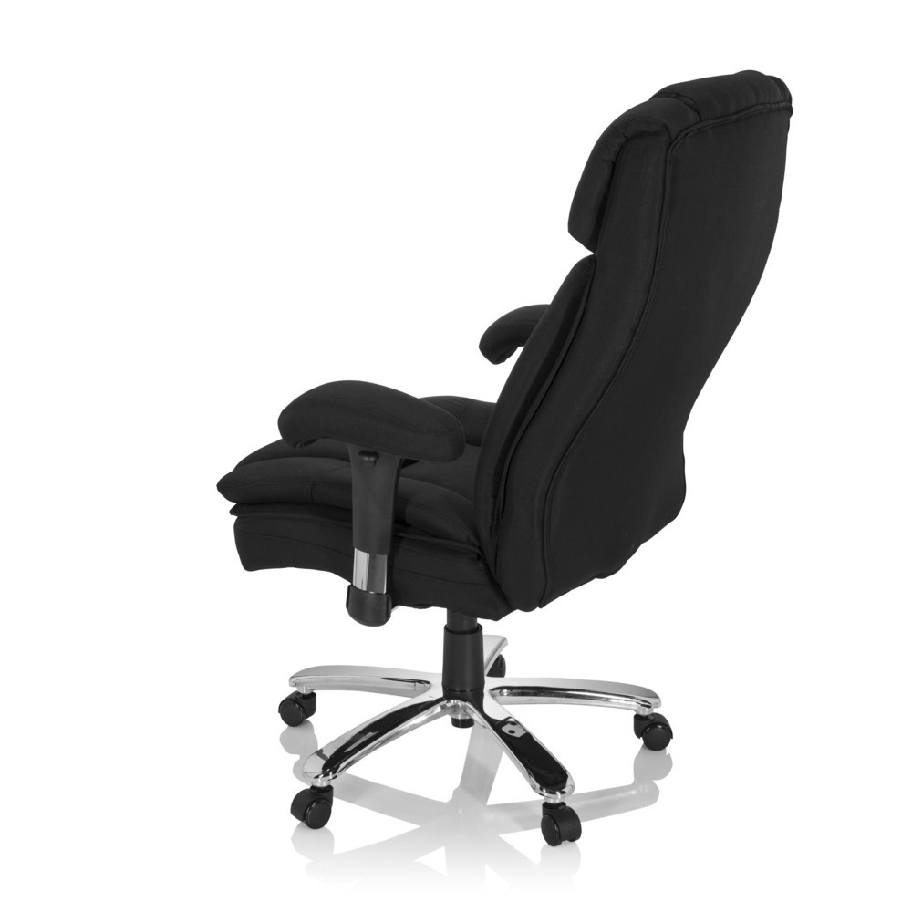 Produktabbildung Nr. 7: hjh OFFICE Schwerlaststuhl / Büro BUILDER XXL I Stoff, schwarz