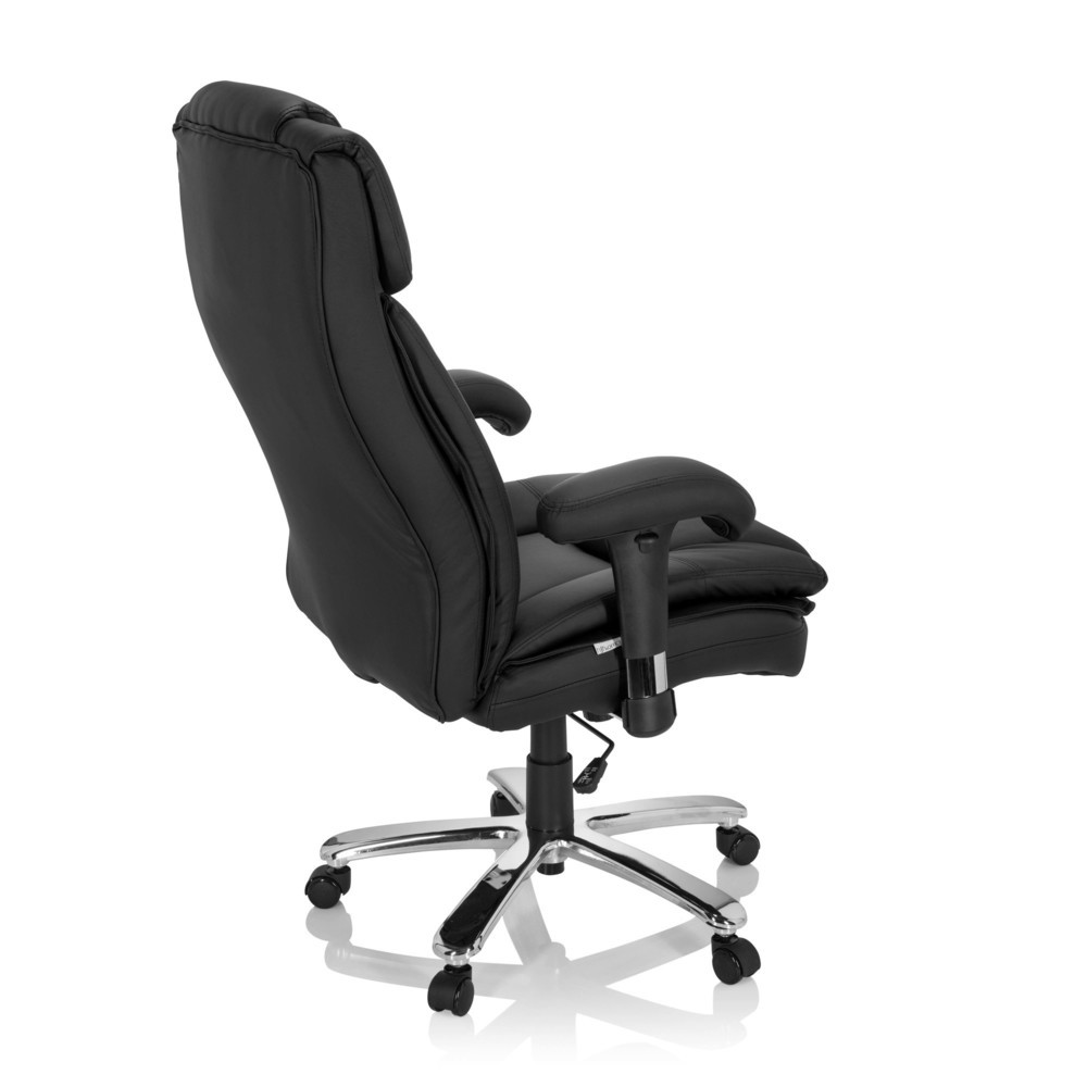 Produktabbildung Nr. 4: hjh OFFICE Schwerlaststuhl / Büro BUILDER XXL I PU Kunstleder, schwarz