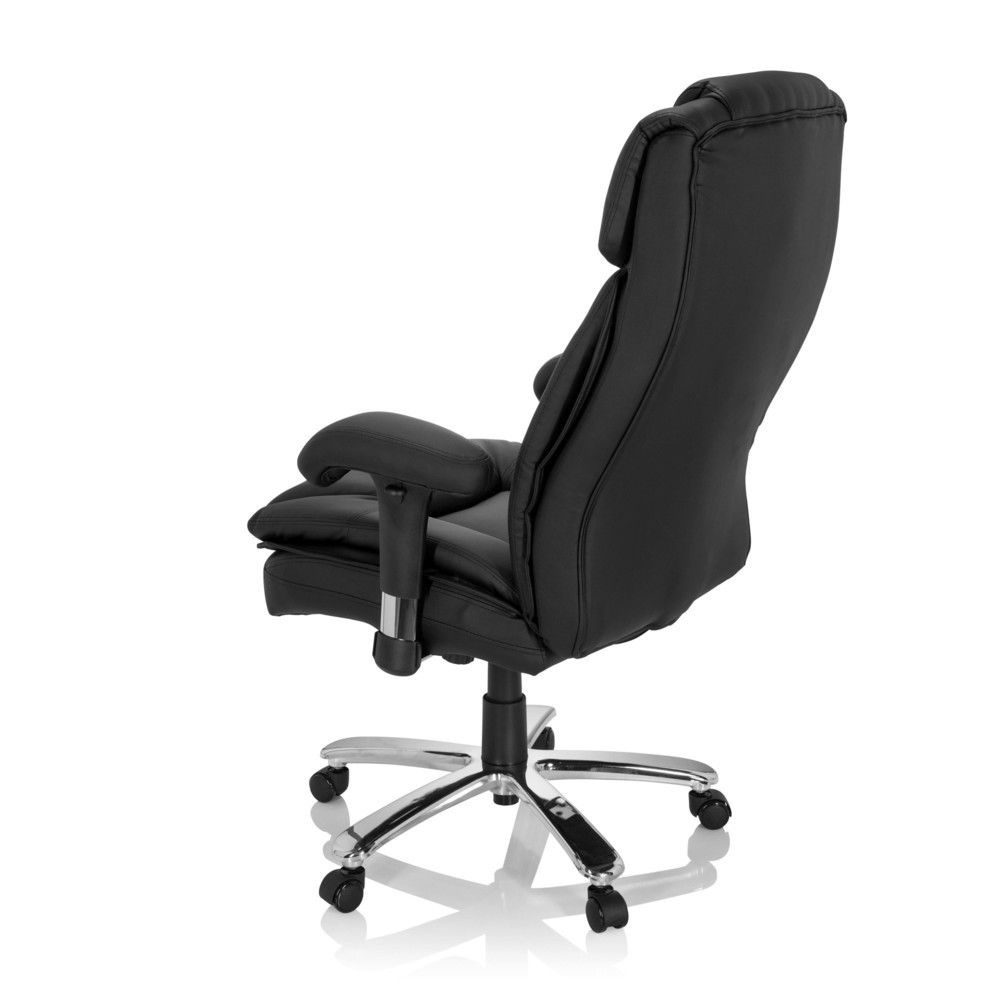 Produktabbildung Nr. 7: hjh OFFICE Schwerlaststuhl / Büro BUILDER XXL I PU Kunstleder, schwarz