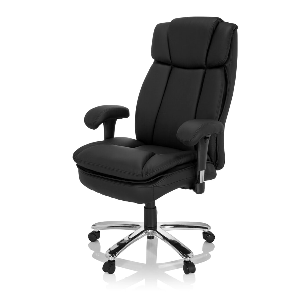 hjh OFFICE Schwerlaststuhl / Büro BUILDER XXL I PU Kunstleder, schwarz Produktabbildung Nr. 9: hjh OFFICE Schwerlaststuhl / Büro BUILDER XXL I PU Kunstleder, schwarz