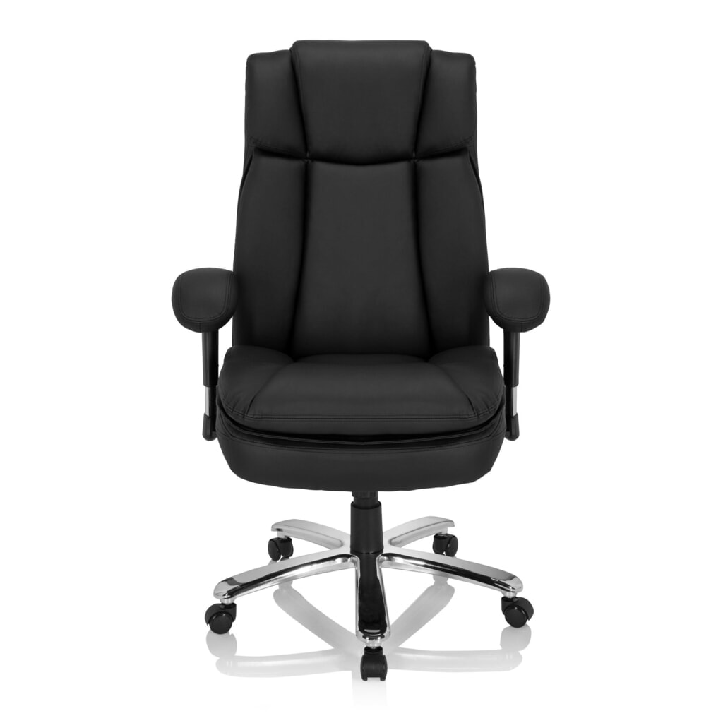 hjh OFFICE Schwerlaststuhl / Büro BUILDER XXL I PU Kunstleder, schwarz Produktabbildung: hjh OFFICE Schwerlaststuhl / Büro BUILDER XXL I PU Kunstleder, schwarz