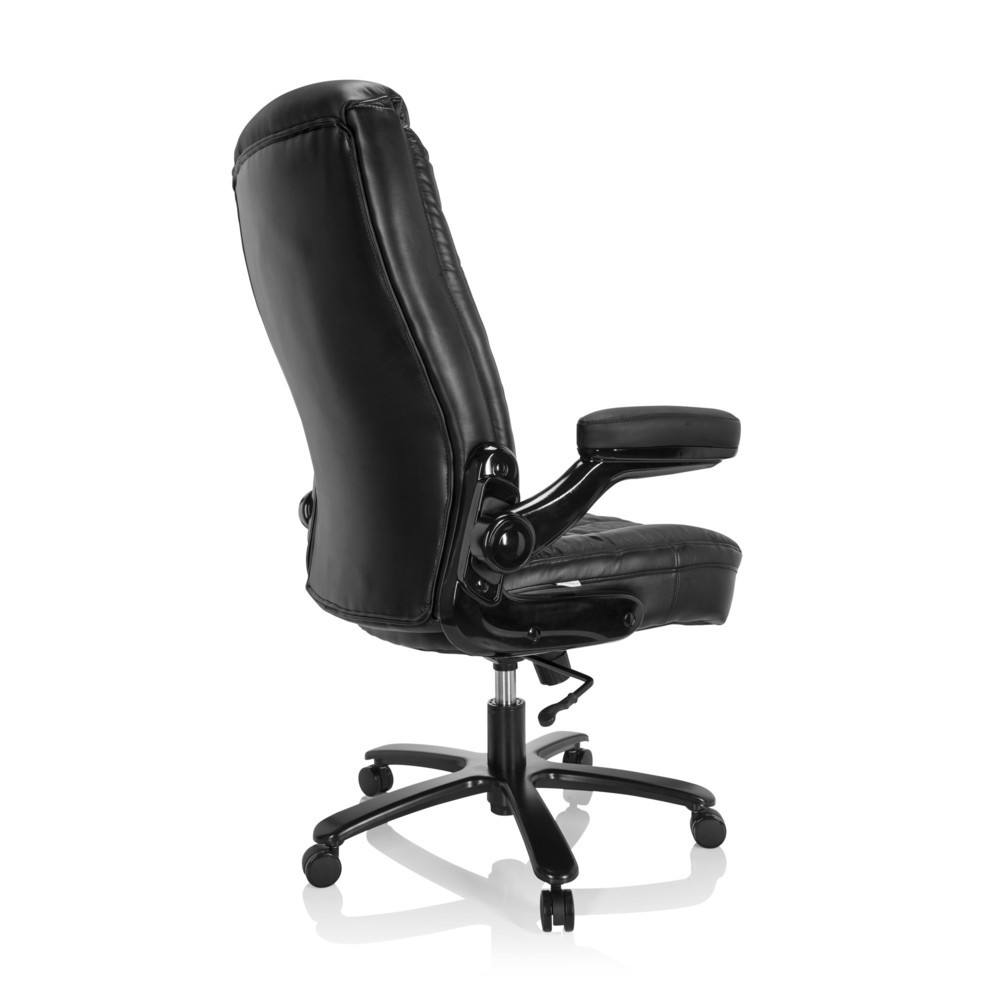 Produktabbildung Nr. 4: hjh OFFICE Schwerlaststuhl / Büro INSTRUCTOR III XXL Leder, schwarz