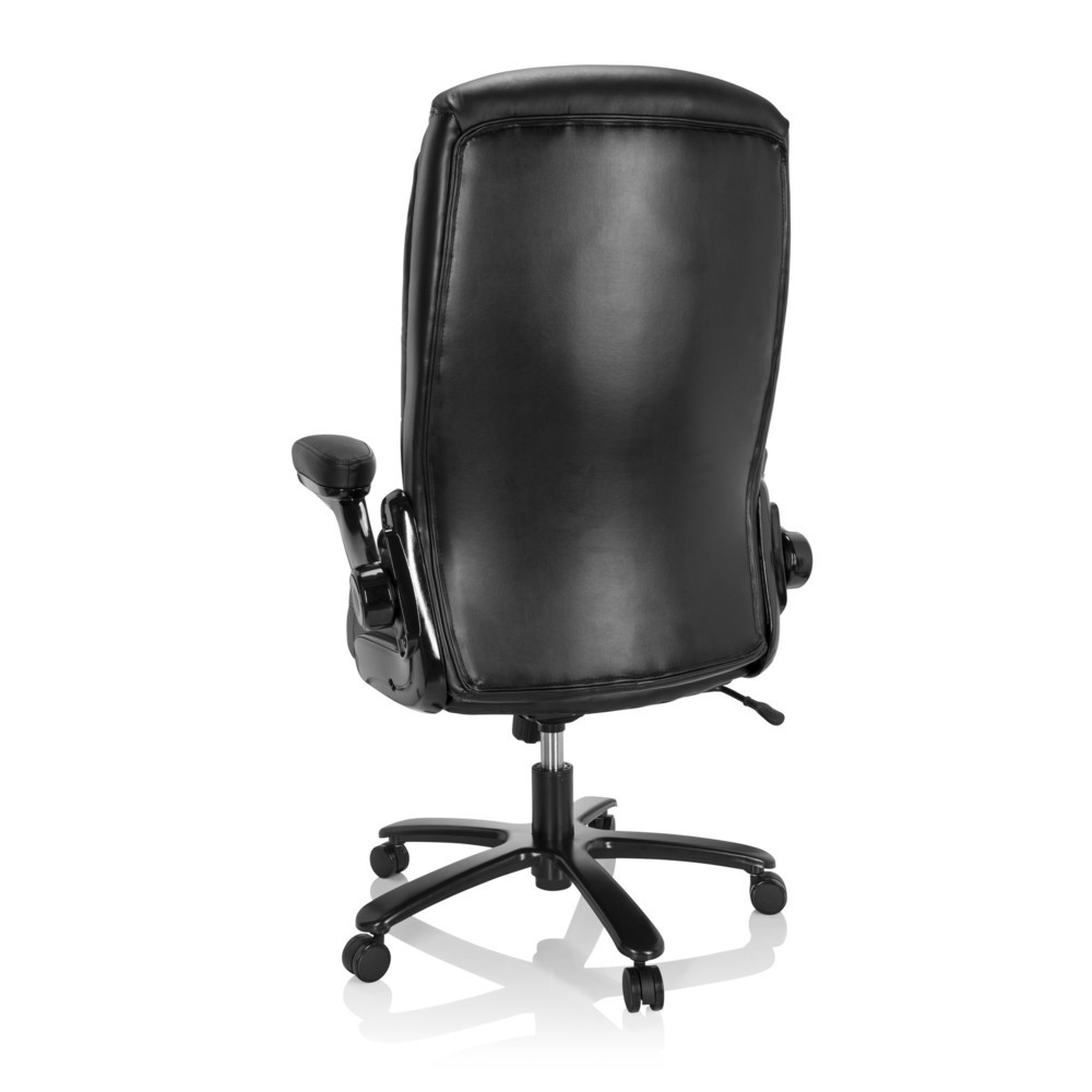 Produktabbildung Nr. 6: hjh OFFICE Schwerlaststuhl / Büro INSTRUCTOR III XXL Leder, schwarz