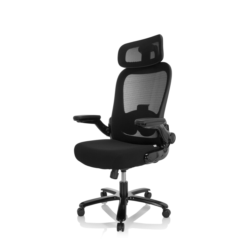 hjh OFFICE Schwerlaststuhl / Büro INSTRUCTOR XXL SW I PRO Stoff/Netzstoff, schwarz Produktabbildung Nr. 10: hjh OFFICE Schwerlaststuhl / Büro INSTRUCTOR XXL SW I PRO Stoff/Netzstoff, schwarz