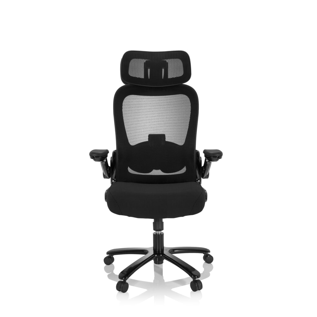 hjh OFFICE Schwerlaststuhl / Büro INSTRUCTOR XXL SW I PRO Stoff/Netzstoff, schwarz Produktabbildung: hjh OFFICE Schwerlaststuhl / Büro INSTRUCTOR XXL SW I PRO Stoff/Netzstoff, schwarz