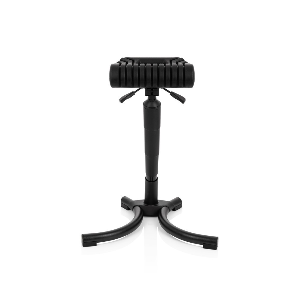 Produktabbildung: hjh OFFICE Stehhilfe / Arbeitsstuhl TOP WORK 33 PU Schaum, Metallgestell, schwarz