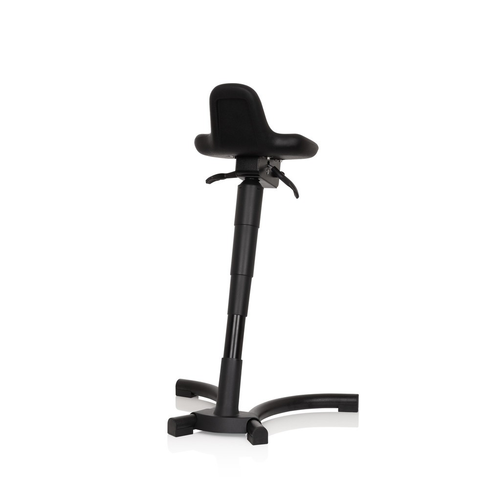 Produktabbildung Nr. 9: hjh OFFICE Stehhilfe / Arbeitsstuhl TOP WORK 34 PU Schaum, Metallgestell, schwarz