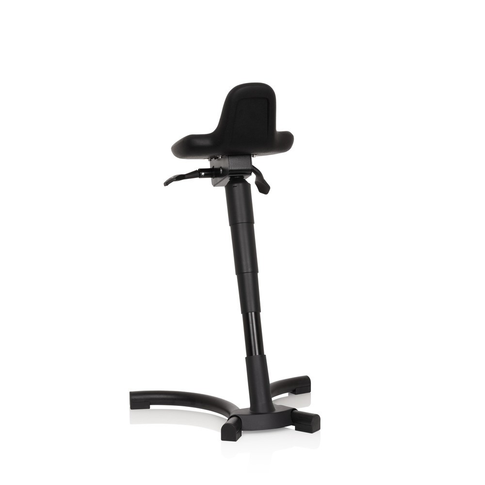 Produktabbildung Nr. 10: hjh OFFICE Stehhilfe / Arbeitsstuhl TOP WORK 34 PU Schaum, Metallgestell, schwarz