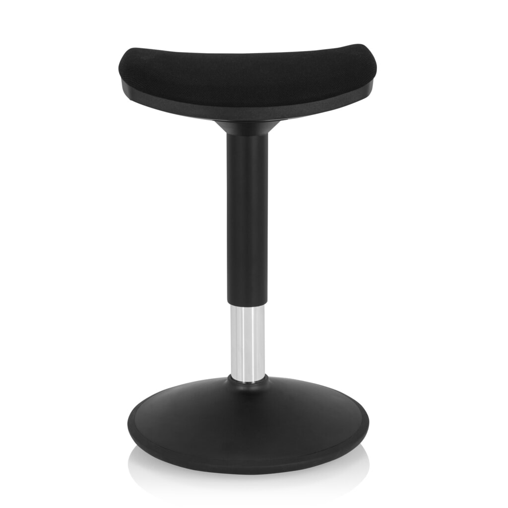 hjh OFFICE Stehhocker / Stehhilfe BALANCE SIT I B Stoff, schwarz Produktabbildung: hjh OFFICE Stehhocker / Stehhilfe BALANCE SIT I B Stoff, schwarz