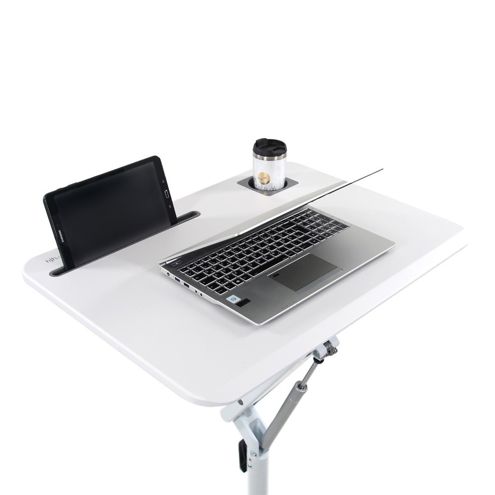 Produktabbildung Nr. 3: hjh OFFICE Sitz-/Stehtisch STAND VM-SU I, weiß
