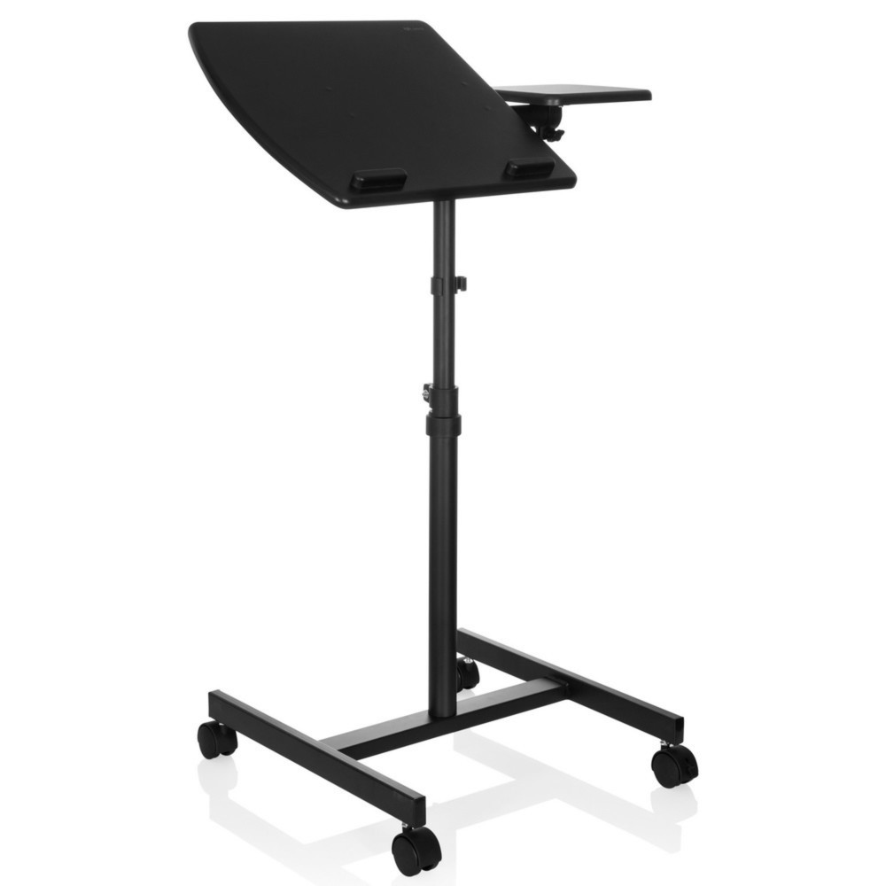 Produktabbildung Nr. 1: hjh OFFICE Stehtisch/Laptopständer mit Rollen VM-SL, schwarz