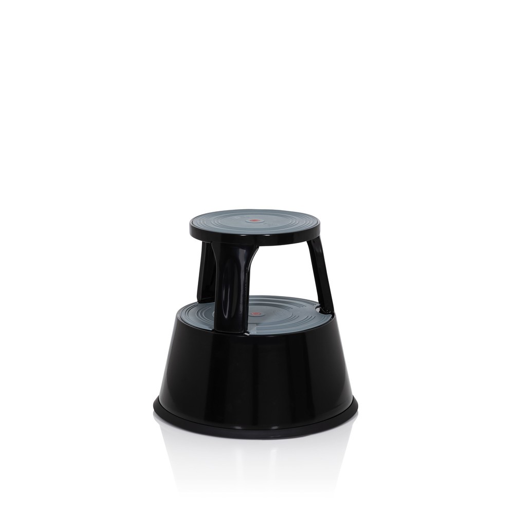 Produktabbildung Nr. 2: hjh OFFICE Tritthocker / Rollhocker TIO-M II Metall, Kunststoff, schwarz