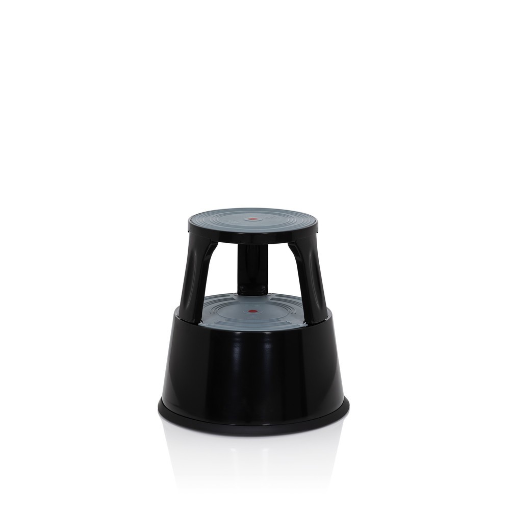Produktabbildung Nr. 4: hjh OFFICE Tritthocker / Rollhocker TIO-M II Metall, Kunststoff, schwarz
