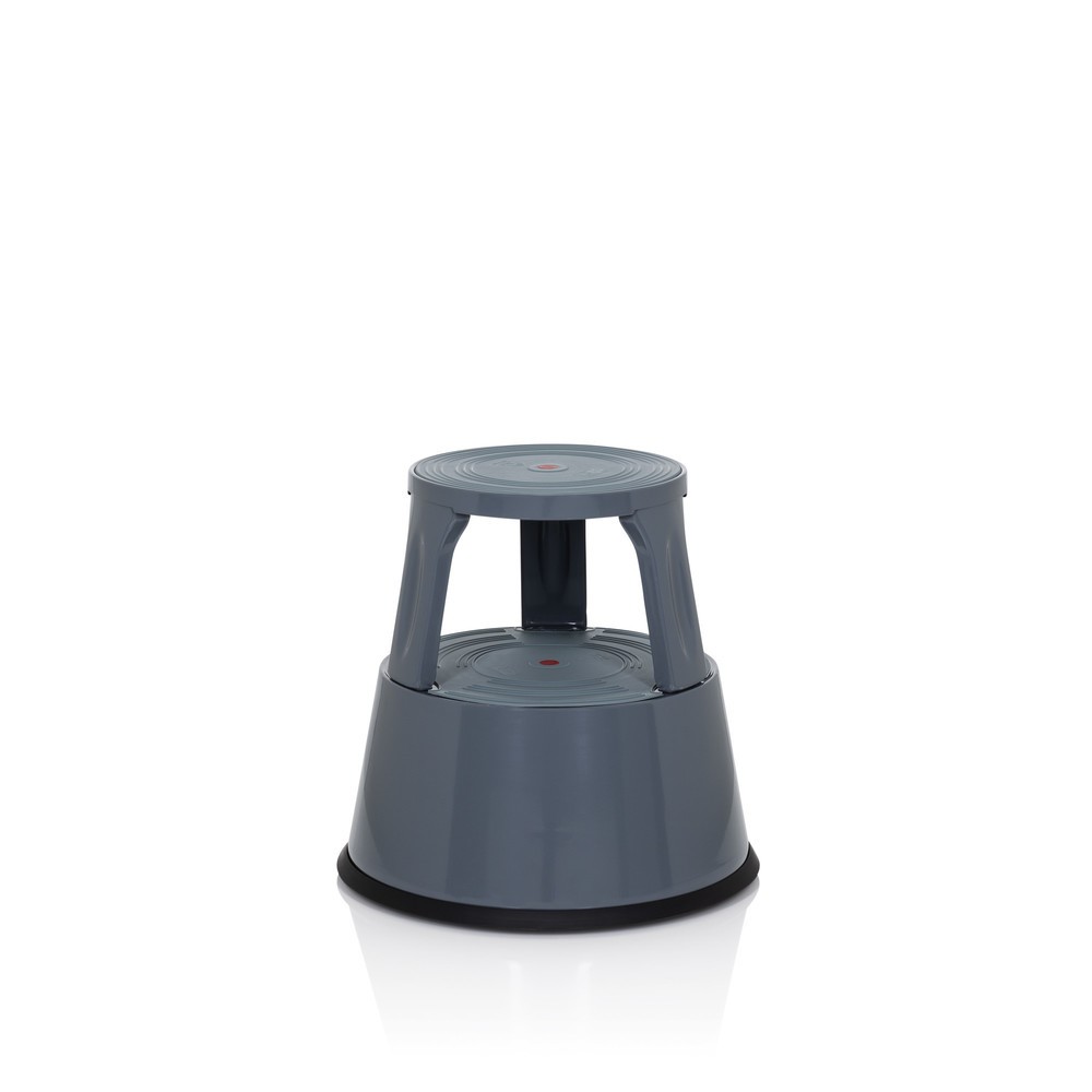 Produktabbildung Nr. 7: hjh OFFICE Tritthocker / Rollhocker TIO-M II Metall, Kunststoff, dunkelgrau