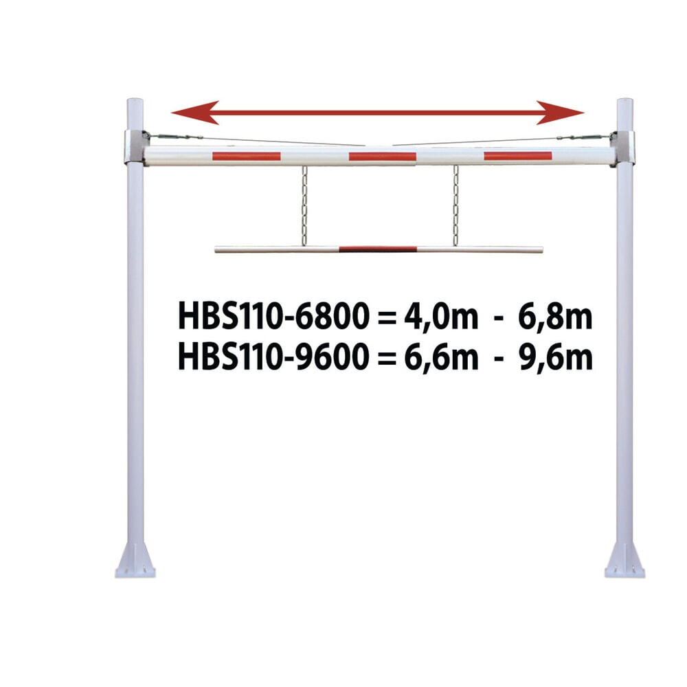 Produktabbildung: Mannus Höhenbegrenzung HBS 110 PV 4,0-6,8 oAS weiß (9010) T3