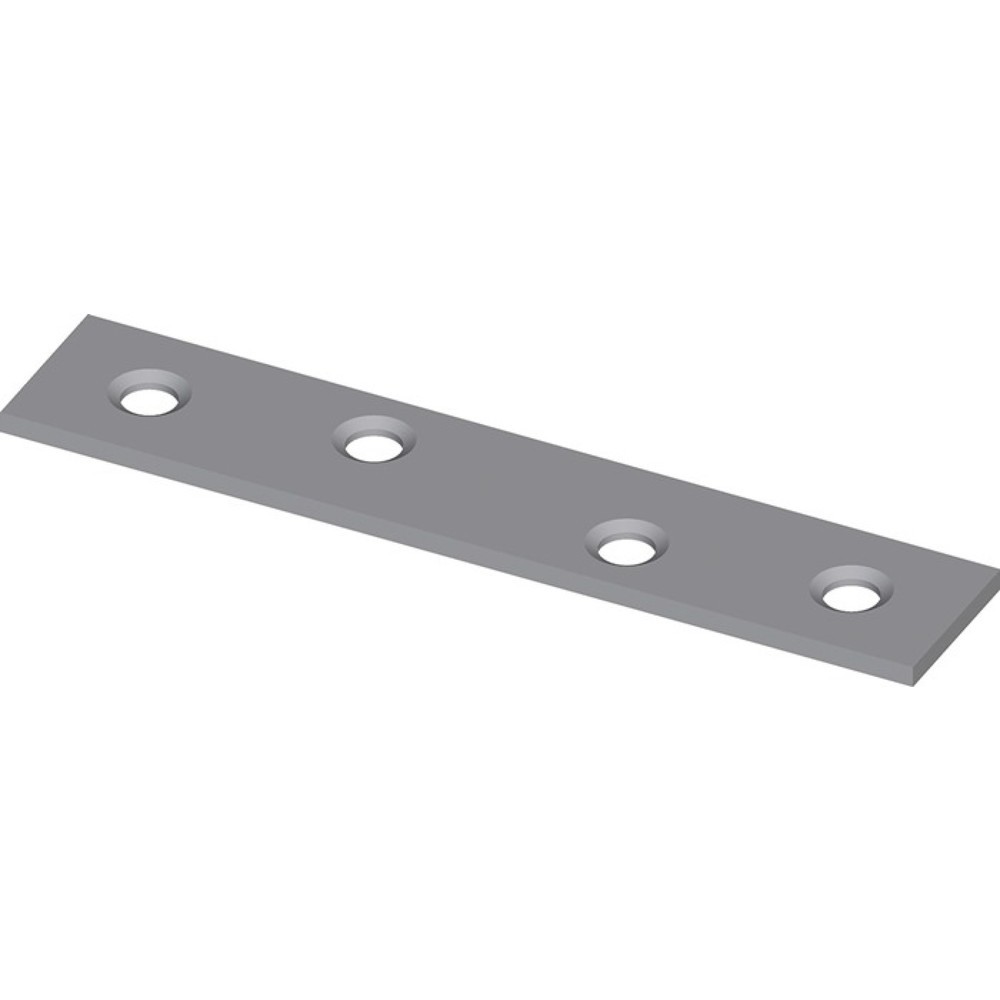 Produktabbildung: HOHAGE Verbindungsblech L.50mm B.15mm S.1,8mm STA galv.gelb verz.