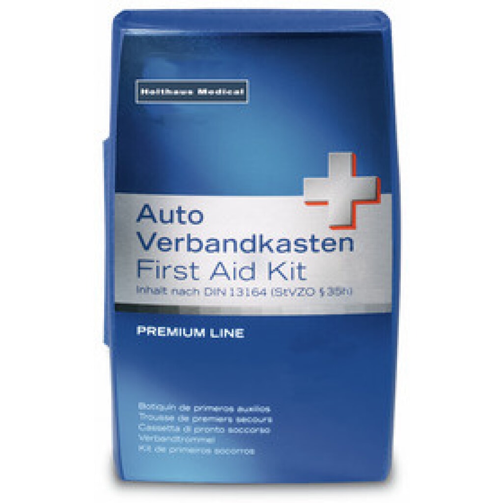 Holthaus Auto-Verbandkasten Premium Line, DIN 13164, (BxHxT): 25,0 x 16,0 x 7,0 cm Produktabbildung: Holthaus Auto-Verbandkasten Premium Line, DIN 13164, (BxHxT): 25,0 x 16,0 x 7,0 cm