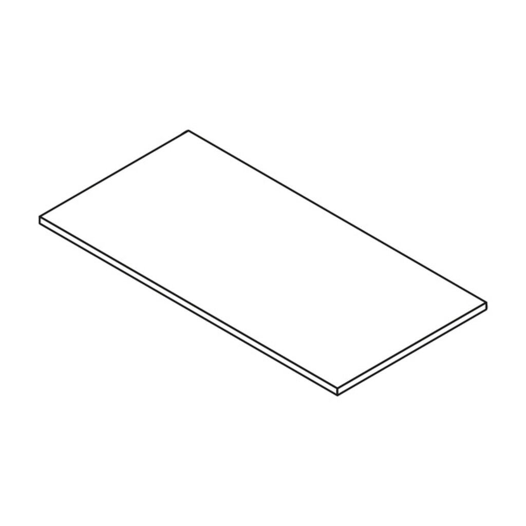 Produktabbildung: Holzregalboden, BxT 1.000 x 500 mm für FLADAFI® Materialcontainer