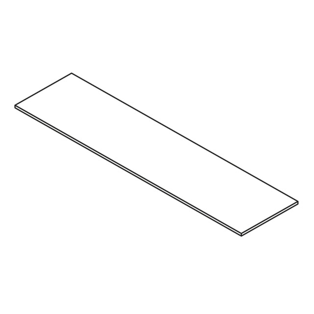 Produktabbildung: Holzregalboden, BxT 2.000 x 500 mm für FLADAFI® Materialcontainer