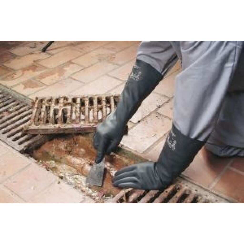 HONEYWELL Chemikalienhandschuhe Camapren 726, EN388 / EN374-1, Größe 9 schwarz, PSA-Kategorie III Produktabbildung Nr. 2: HONEYWELL Chemikalienhandschuhe Camapren 726, EN388 / EN374-1, Größe 9 schwarz, PSA-Kategorie III