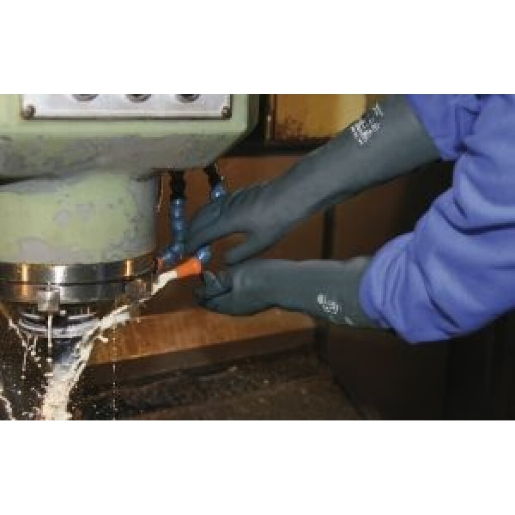 HONEYWELL Chemikalienhandschuhe Camapren 726, EN388 / EN374-1, Größe 9 schwarz, PSA-Kategorie III Produktabbildung Nr. 3: HONEYWELL Chemikalienhandschuhe Camapren 726, EN388 / EN374-1, Größe 9 schwarz, PSA-Kategorie III