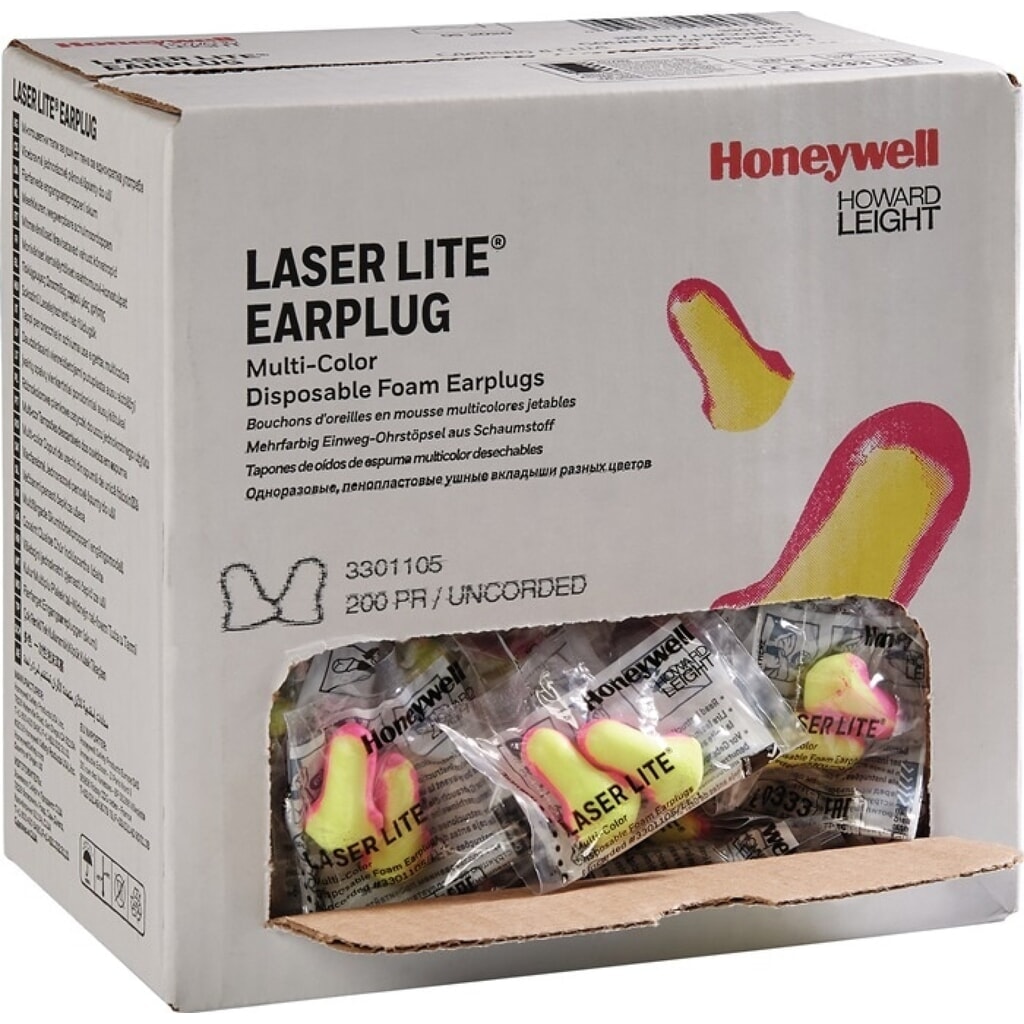 HONEYWELL Gehörschutzstöpsel Laser Lite EN 352-2 Produktabbildung: HONEYWELL Gehörschutzstöpsel Laser Lite EN 352-2