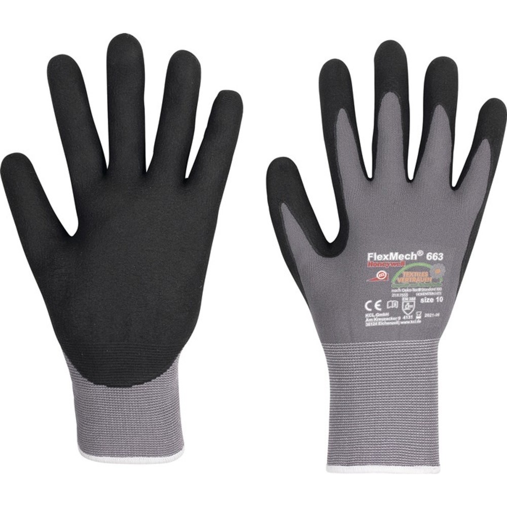 Produktabbildung: HONEYWELL Handschuhe FlexMech 663 Gr.8
