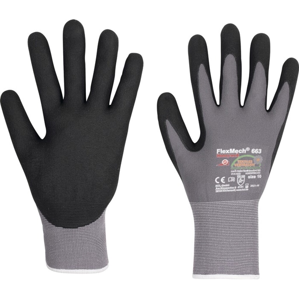 Produktabbildung: HONEYWELL Handschuhe FlexMech 663 Gr.9