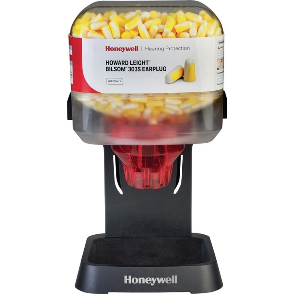 Produktabbildung: HONEYWELL HOWARD LEIGHT Gehörschutzspender HL400-AM, antimikrobiell mit 400 Paar Bilsom 303 S