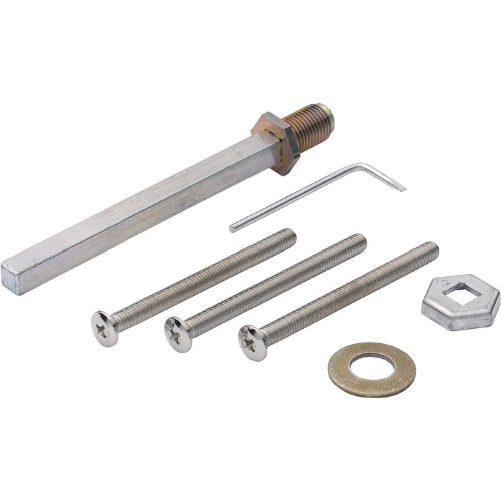 Produktabbildung: HOPPE Befestigungsset K/G Schnellstift 2410/3410, 66-71 mm, Wechselschutzgarnituren 8 x 110 mm