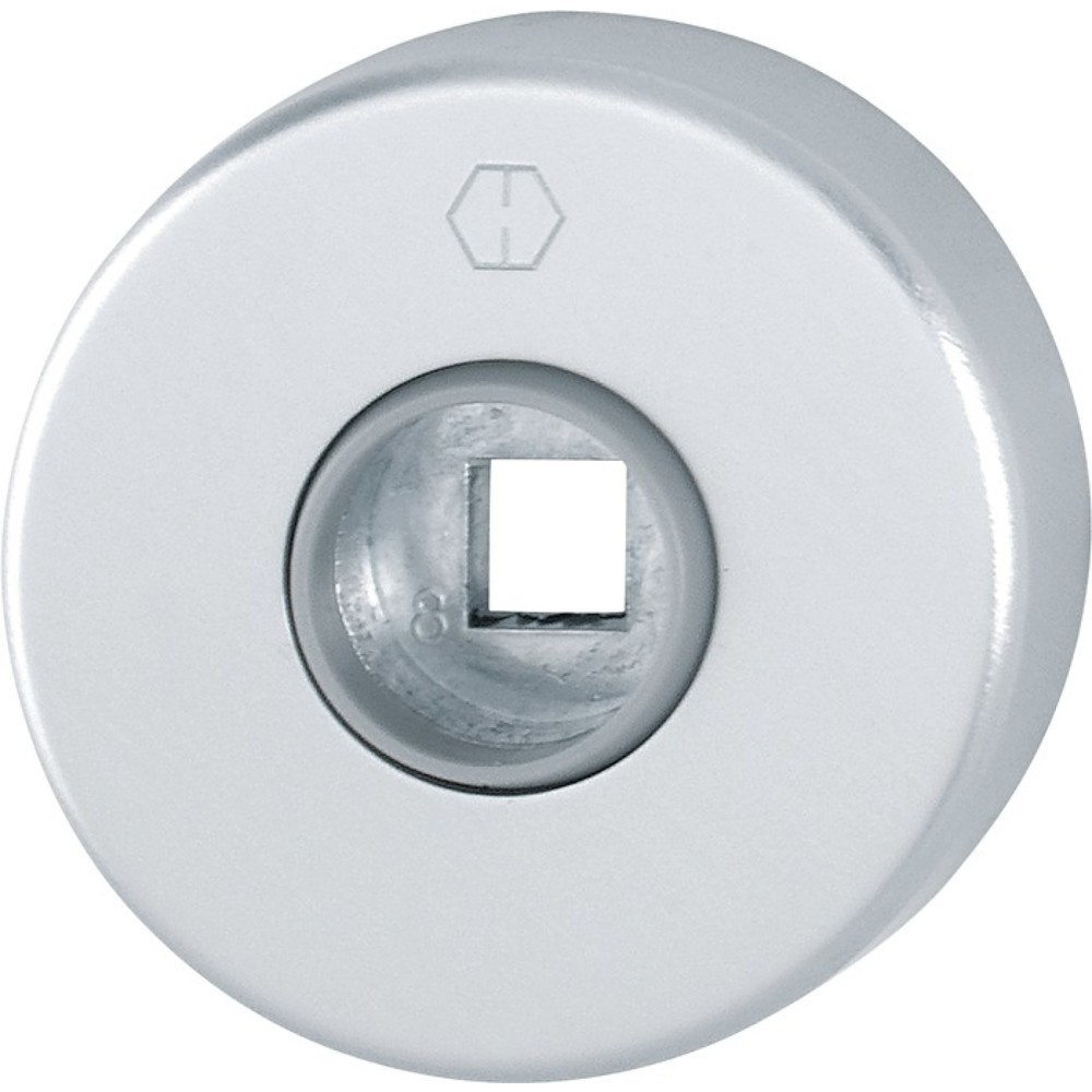 Produktabbildung: HOPPE Drückerrosetten-Paar 42KV, Schildstärke 9 mm rund, Aluminium F1, rund