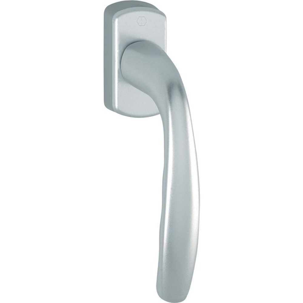 Produktabbildung: HOPPE Fenstergriff New York 0810/U10, 35 mm, Aluminium F9016 / verkehrsweiß, Standard