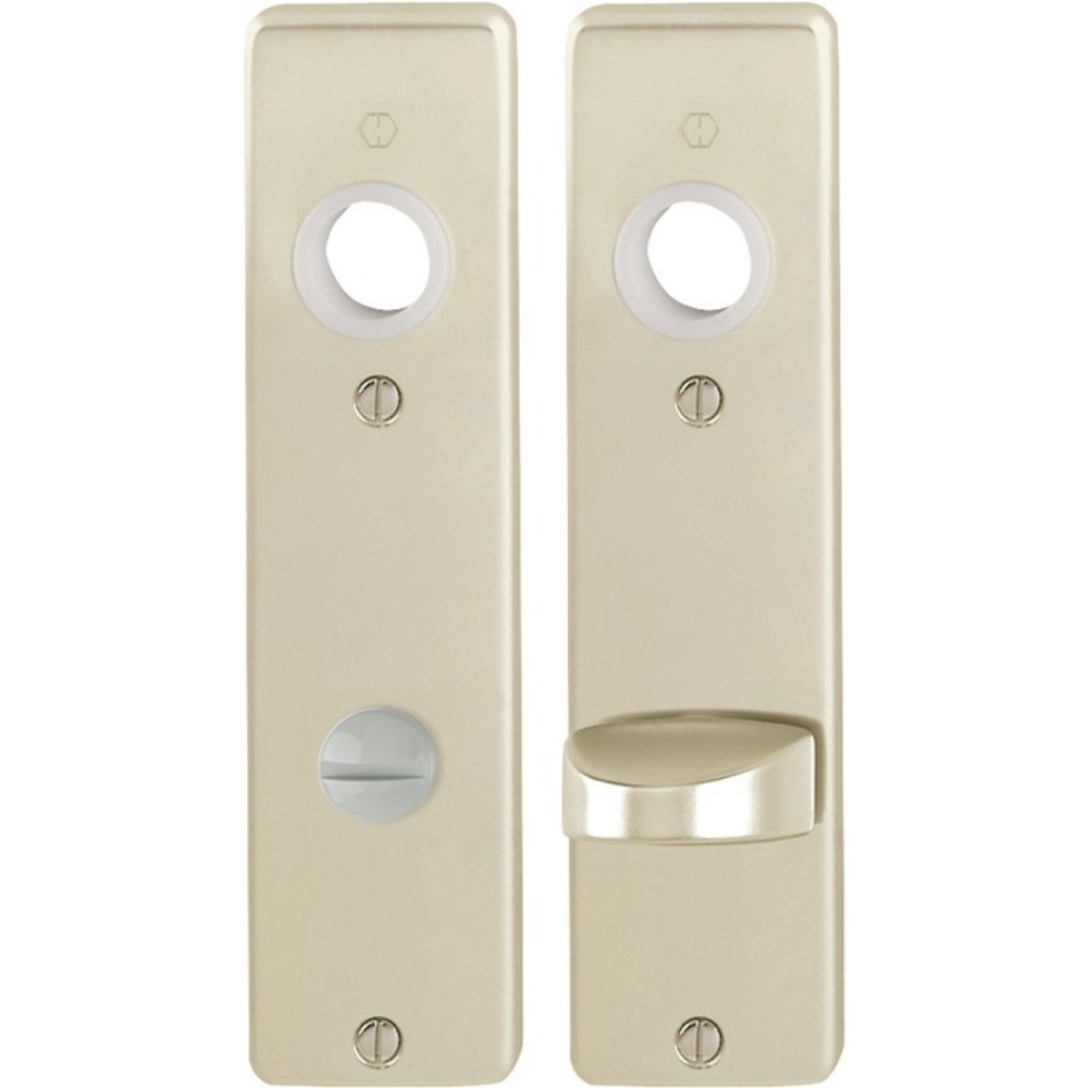 Produktabbildung: HOPPE Kurzschildpaar 202KP, SK/OL, Aluminium F2