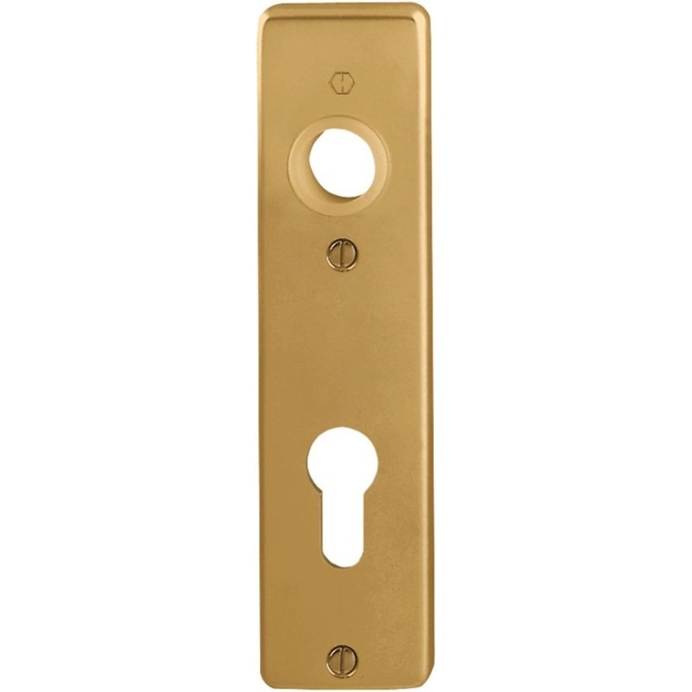 Produktabbildung: HOPPE Kurzschildpaar 202KP, PZ, Aluminium F4