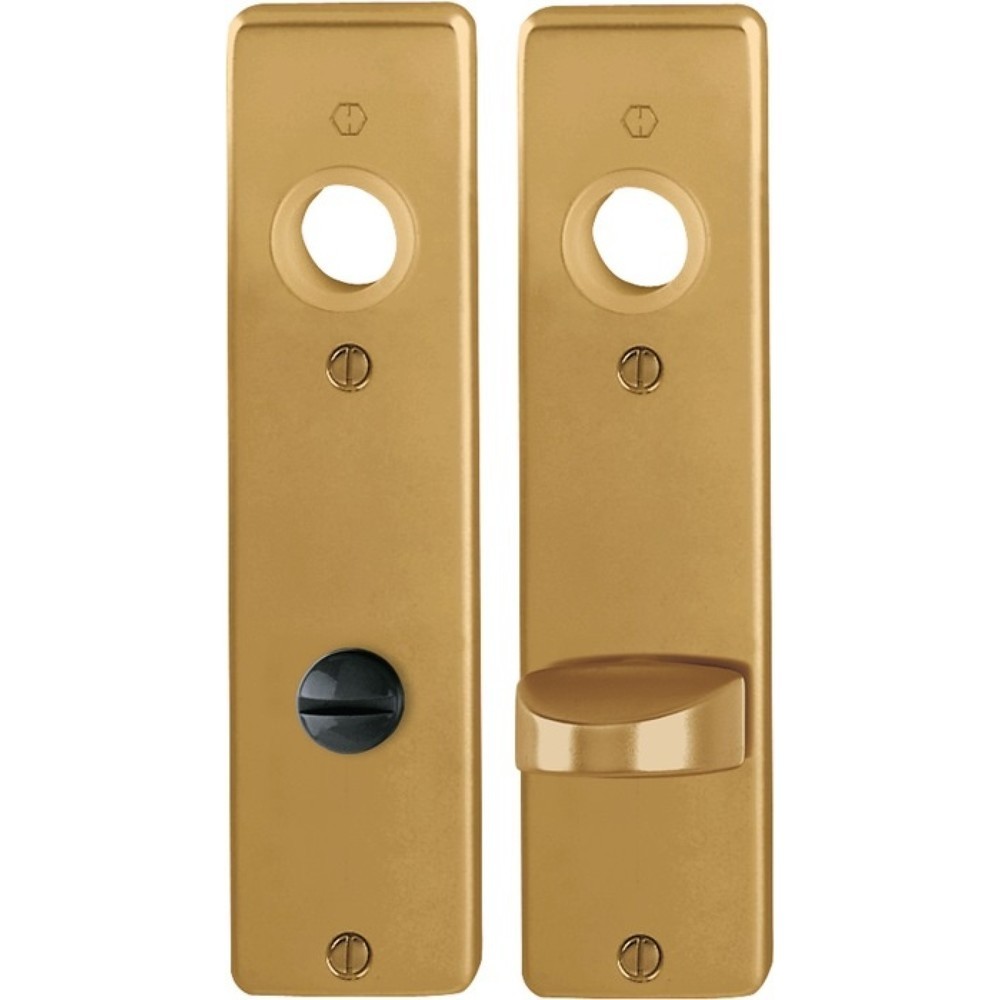Produktabbildung: HOPPE Kurzschildpaar 202KP, SK/OL, Aluminium F4