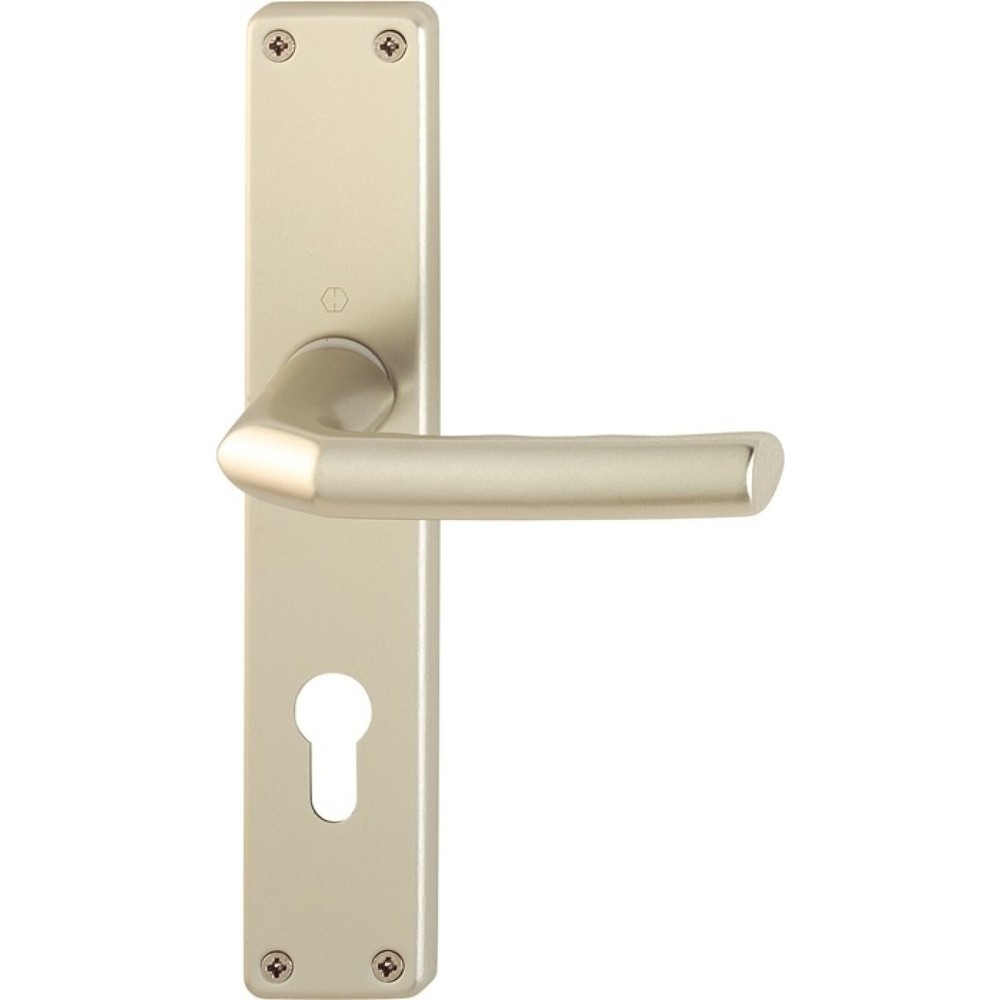 Produktabbildung: HOPPE Langschildgarnitur Birmingham 1117/202SP, PZ 72 mm, Aluminium F2, DIN links / rechts