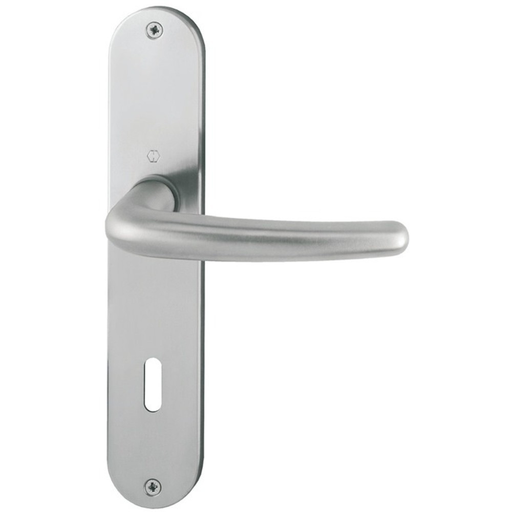 Produktabbildung: HOPPE Langschildgarnitur Denver E1310Z/302, OB 72 mm, Edelstahl F69, DIN links / rechts