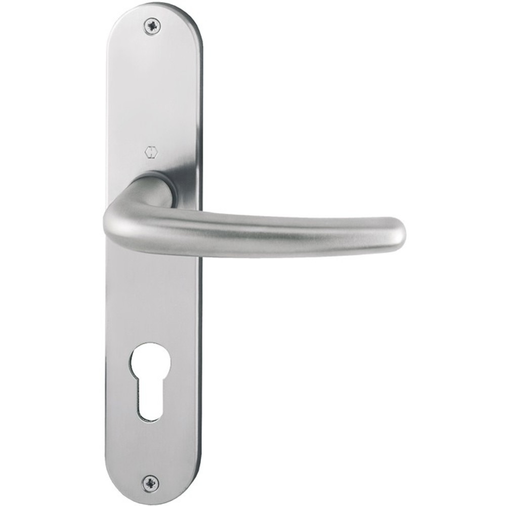 Produktabbildung: HOPPE Langschildgarnitur Denver E1310Z/302, PZ 72 mm, Edelstahl F69, DIN links / rechts