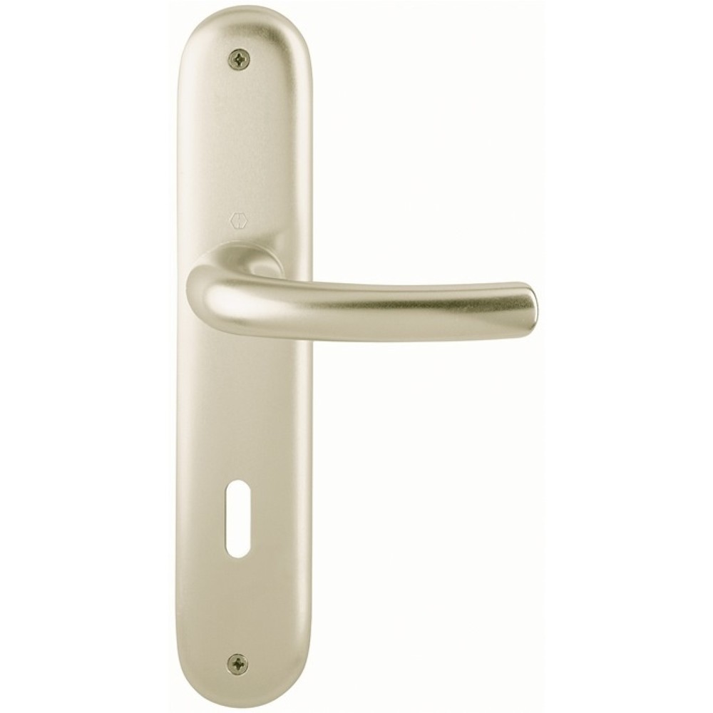 Produktabbildung: HOPPE Langschildgarnitur Tôkyô 1710/273P, OB 72 mm, Aluminium F2, DIN links / rechts