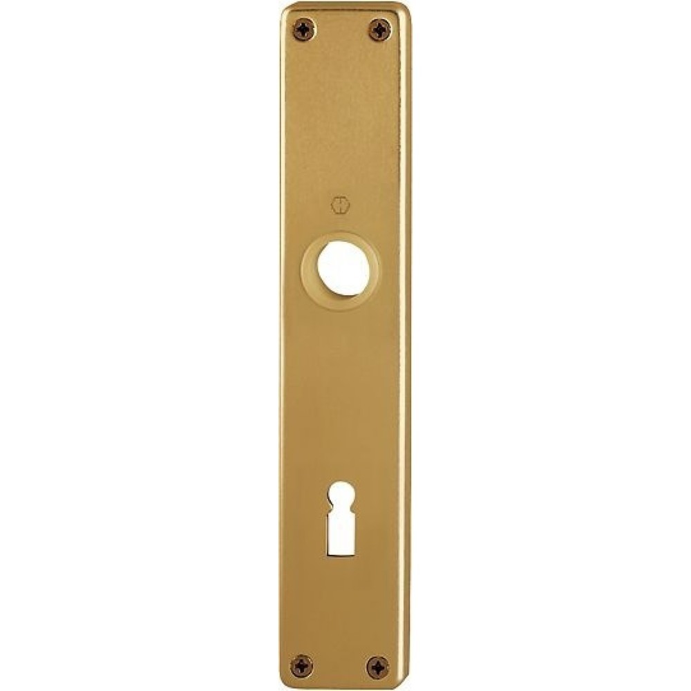 Produktabbildung: HOPPE Langschildpaar 202SP, BB, F4 / bronzefarbig F4, 72 mm
