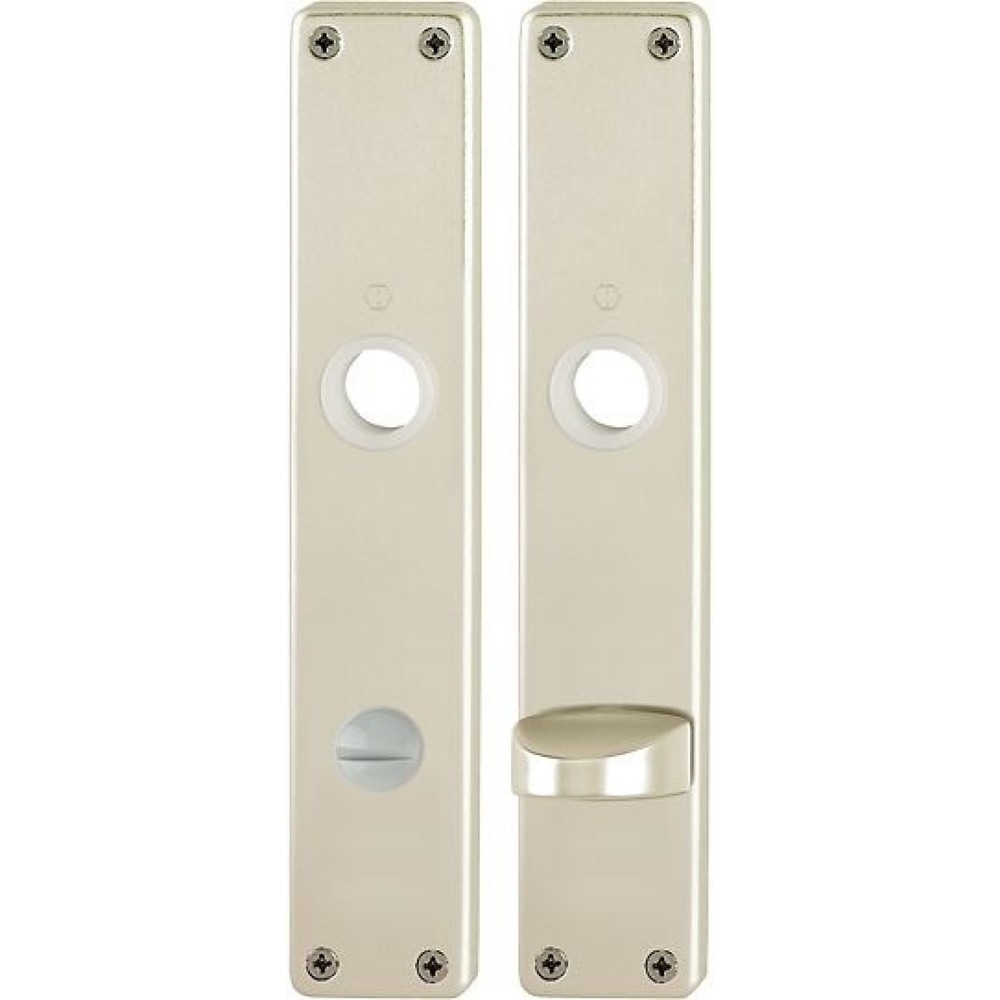 Produktabbildung: HOPPE Langschildpaar 202SP, SK/OL, F2 / neusilberfarbig F2, 78 mm