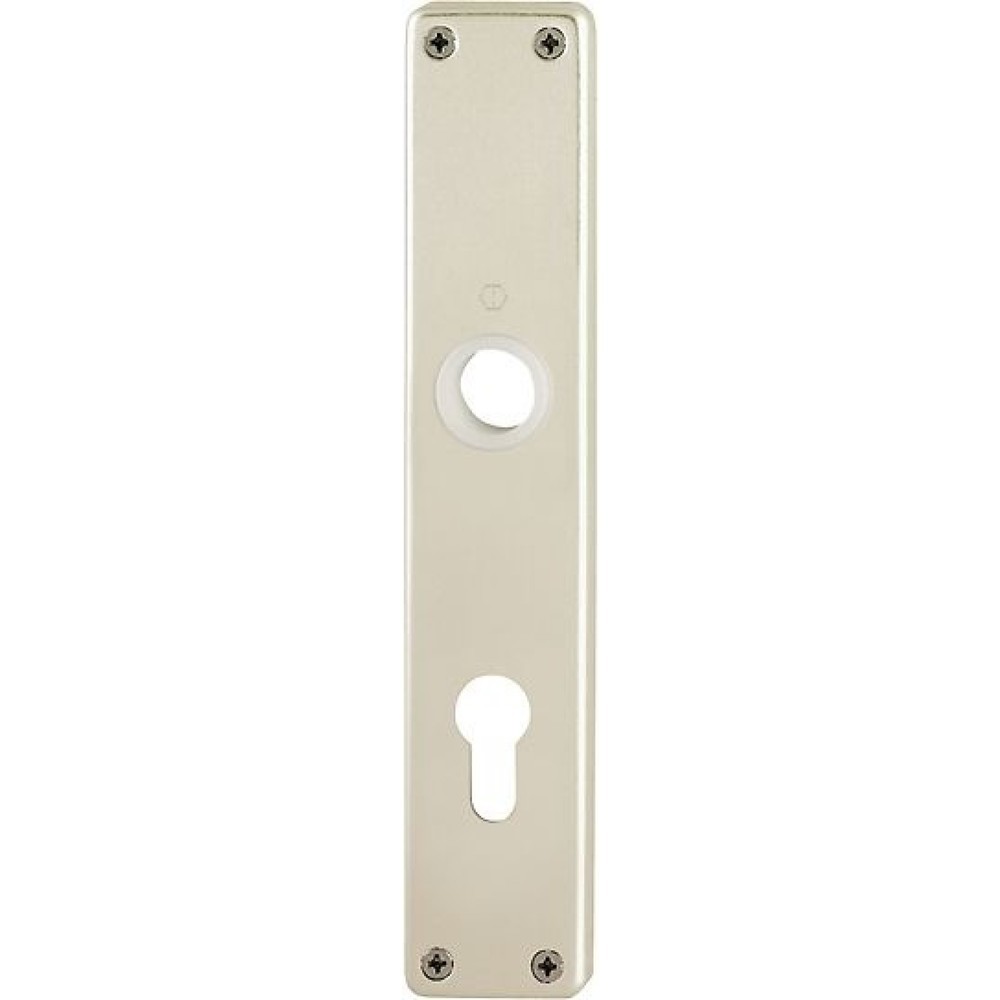 Produktabbildung: HOPPE Langschildpaar 202SP, PZ, F2 / neusilberfarbig F2, 72 mm