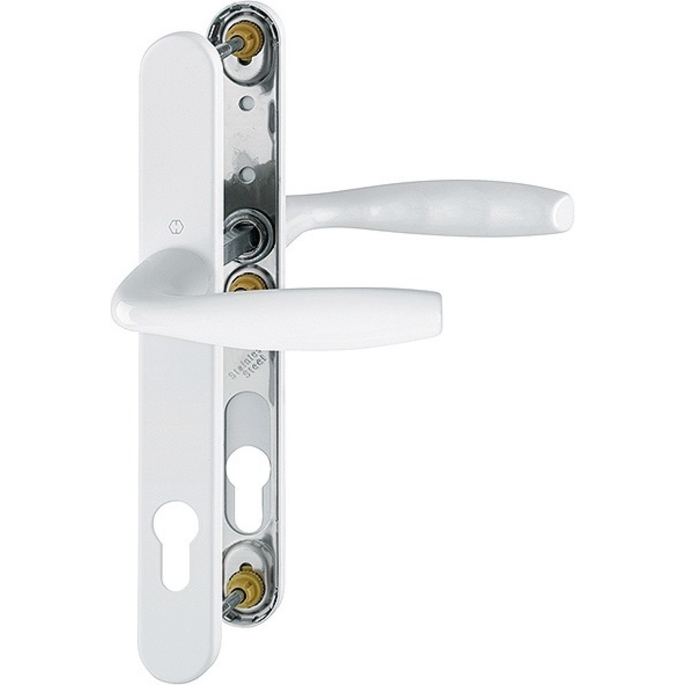 Produktabbildung: HOPPE Profil-Garnitur New York 1810/3346, PZ, Aluminium F9016, für Türstärke 57-62 mm