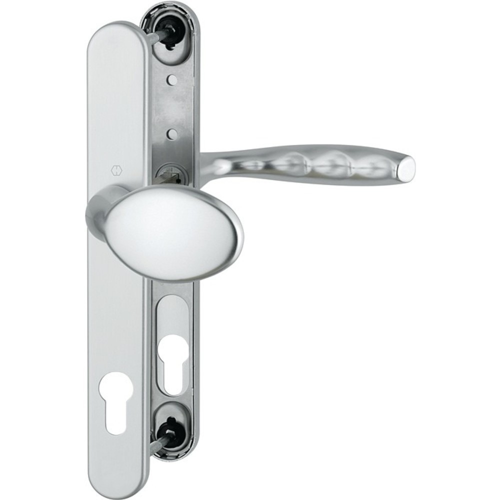 Produktabbildung: HOPPE Profiltürgarnitur New York 76G/3346/1810, PZ, Aluminium F1, für Türstärke 57-62 mm
