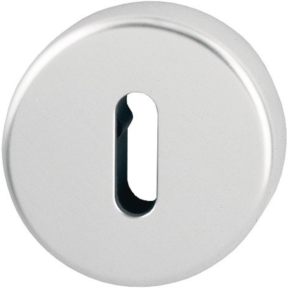 Produktabbildung: HOPPE Schlüsselrosetten-Paar 42KVS, Schildstärke 9 mm OB, Aluminium F1, rund
