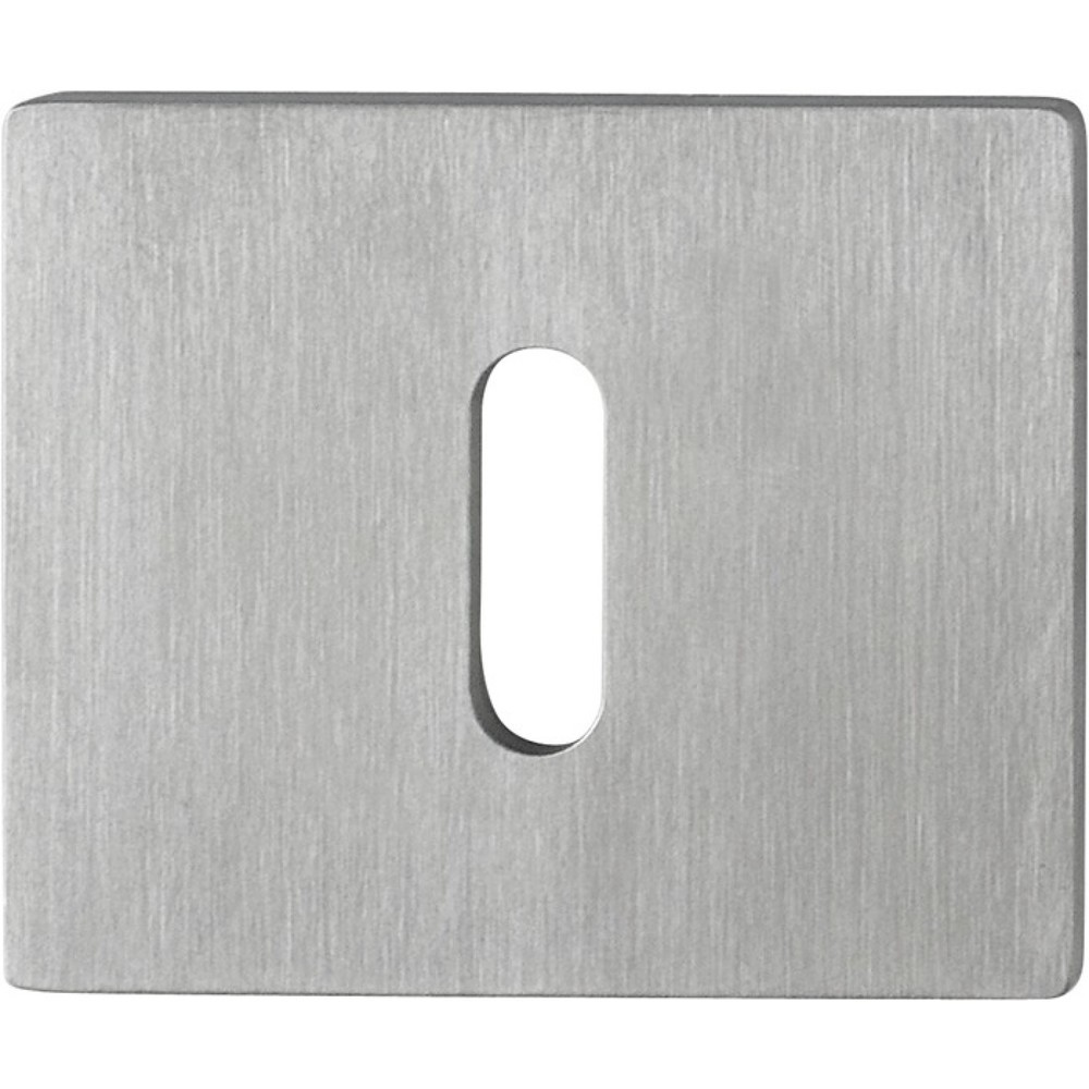 Produktabbildung: HOPPE Schlüsselrosetten-Paar E847NS, Schildstärke 2 mm OB, Edelstahl F69, rechteckig