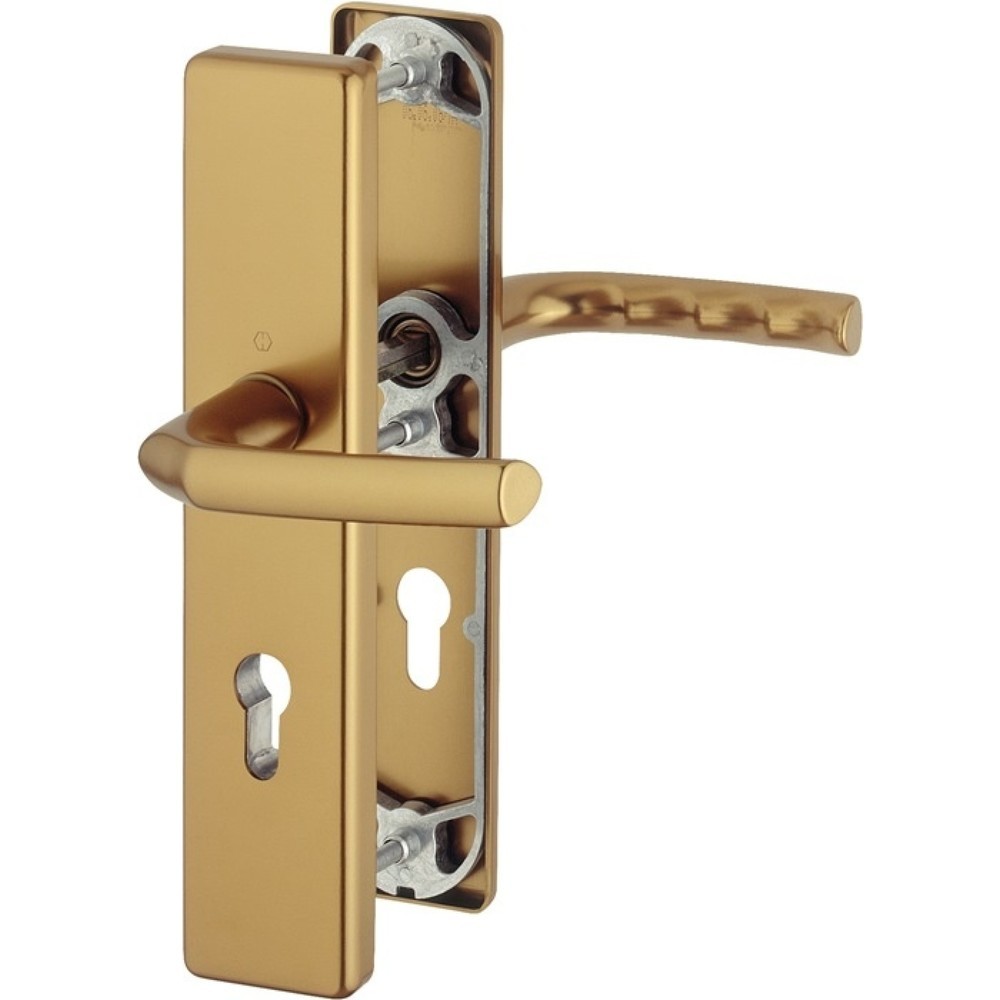 Produktabbildung: HOPPE Schutzgarnitur Birmingham 1117/2221A/2440, 72 mm, Aluminium F4, 37-42 mm