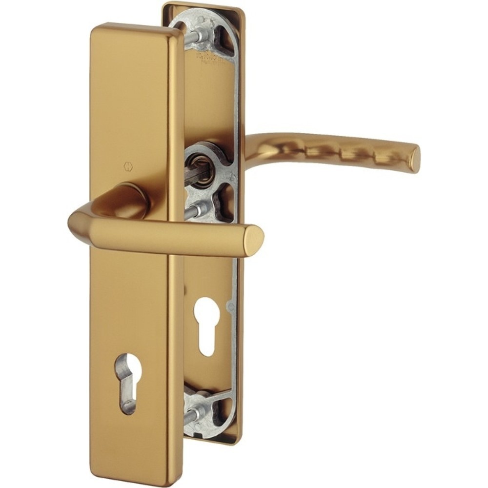 Produktabbildung: HOPPE Schutzgarnitur Birmingham 1117/2221A/2440, 92 mm, Aluminium F4, 67-72 mm