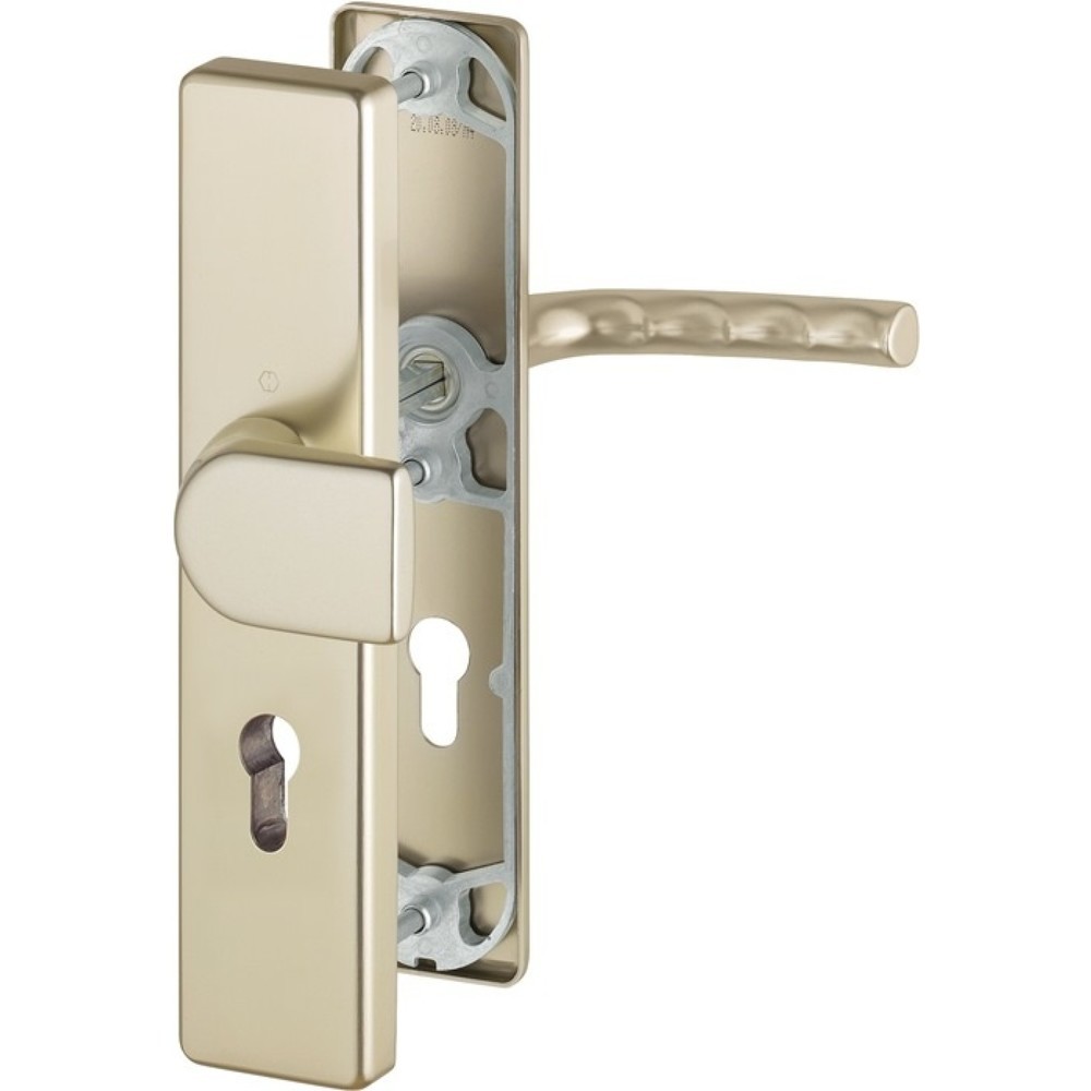 Produktabbildung: HOPPE Schutzgarnitur Birmingham 78G/2222A/2440/1117, 72 mm, Aluminium F2, 37-42 mm